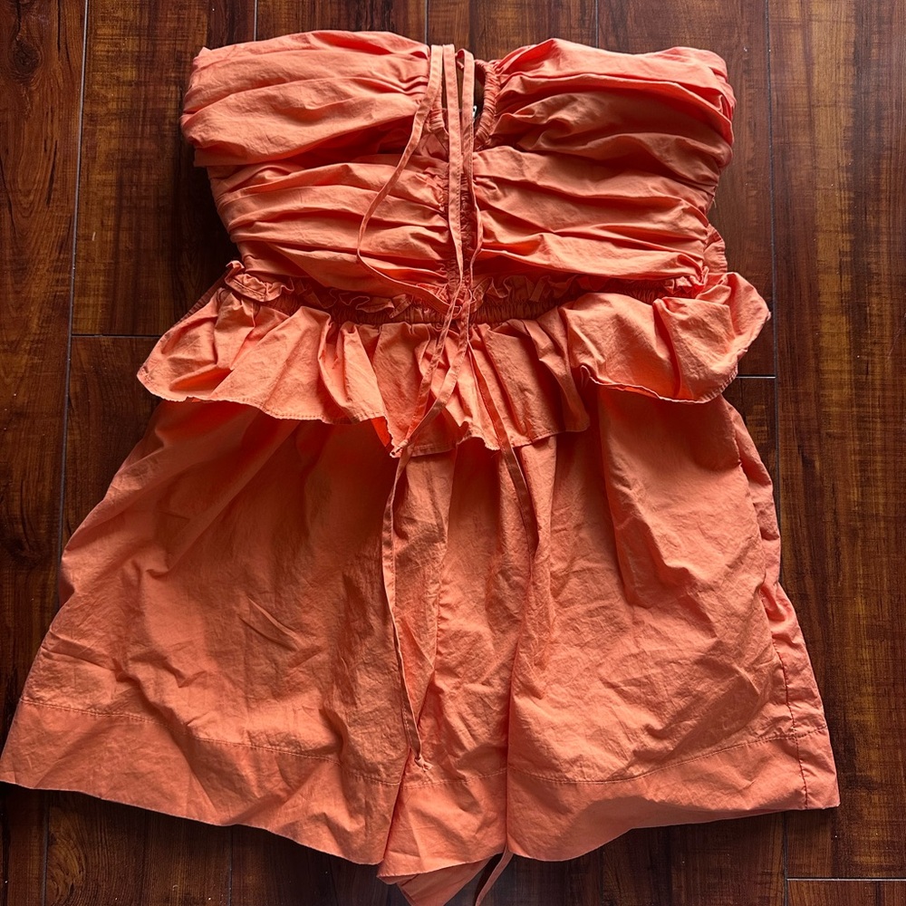 Olive & Oak Vibrant Orange Dress